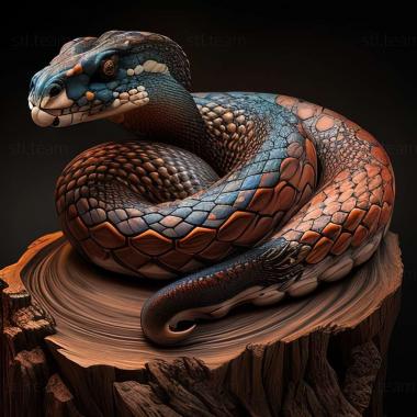 3D model Lampropeltis polyzona (STL)